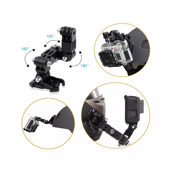 Accessories Gopro Motorcycle Helmet Mount Swivel For Hero Poshmark